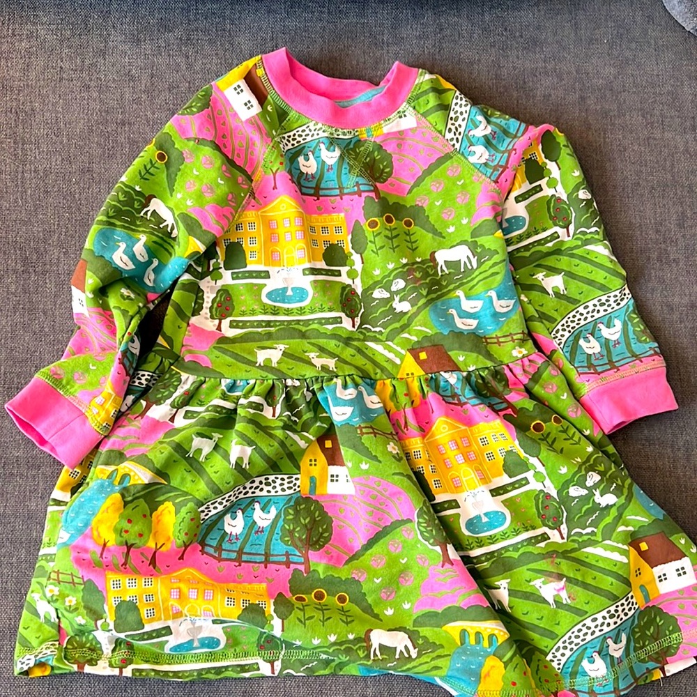 4-5 mini Boden agrarian dress.